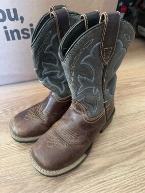 Roper Brown and Black Toddler Cowboy Boots